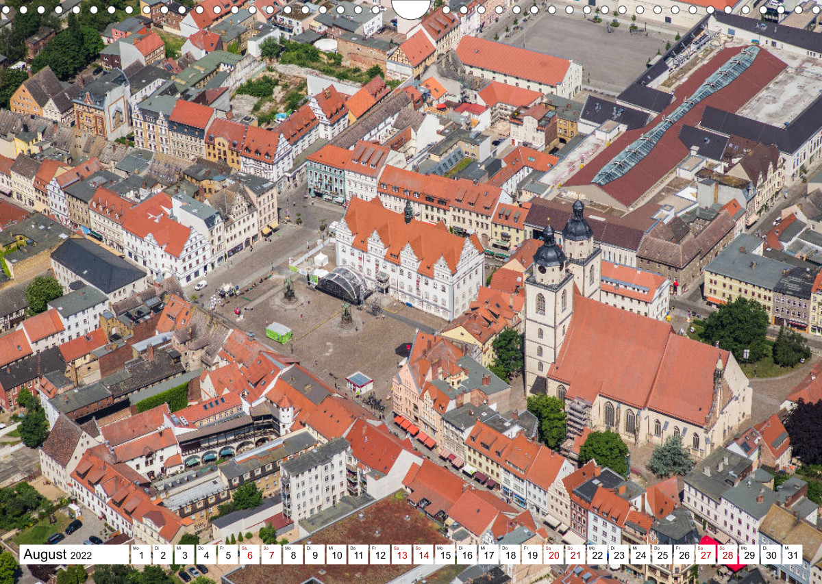 Lutherstadt Wittenberg Stadt Der Reformation Aus Der Vogelperspektive