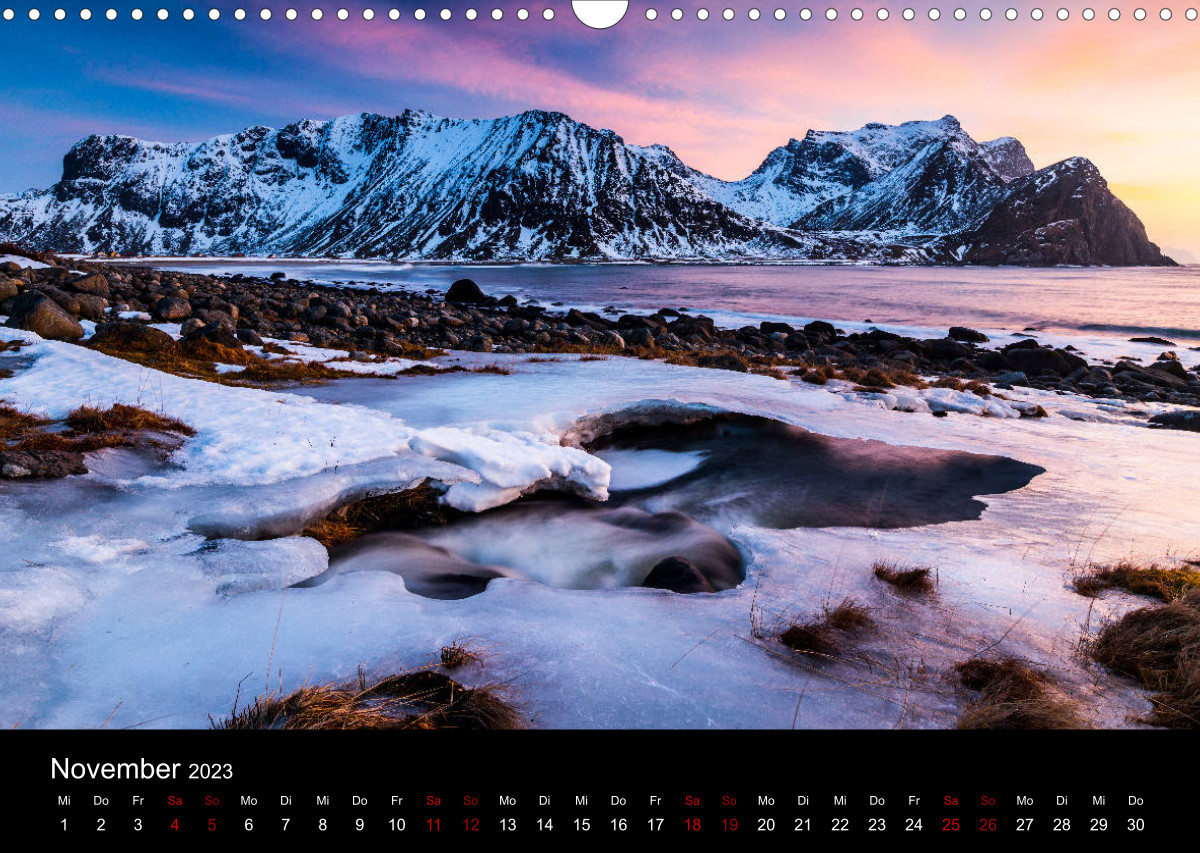 Calvendo Kalender schönsten Strände der Lofoten Norwegen