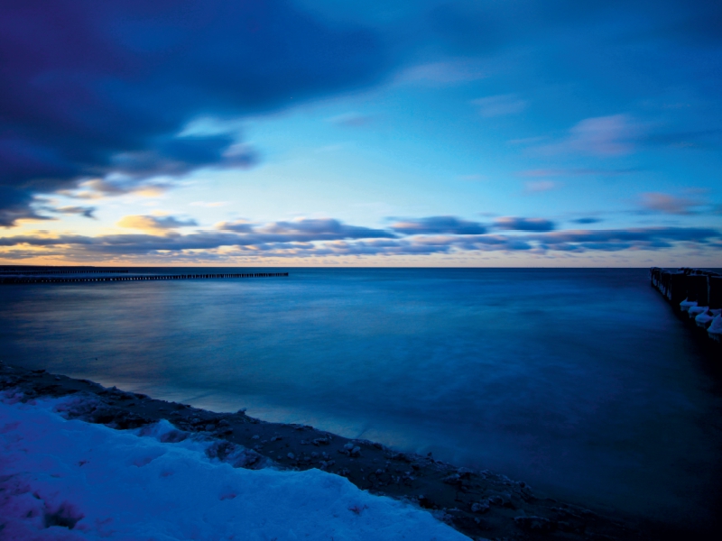 Ein Motiv aus dem Kalender Ostsee im Winter