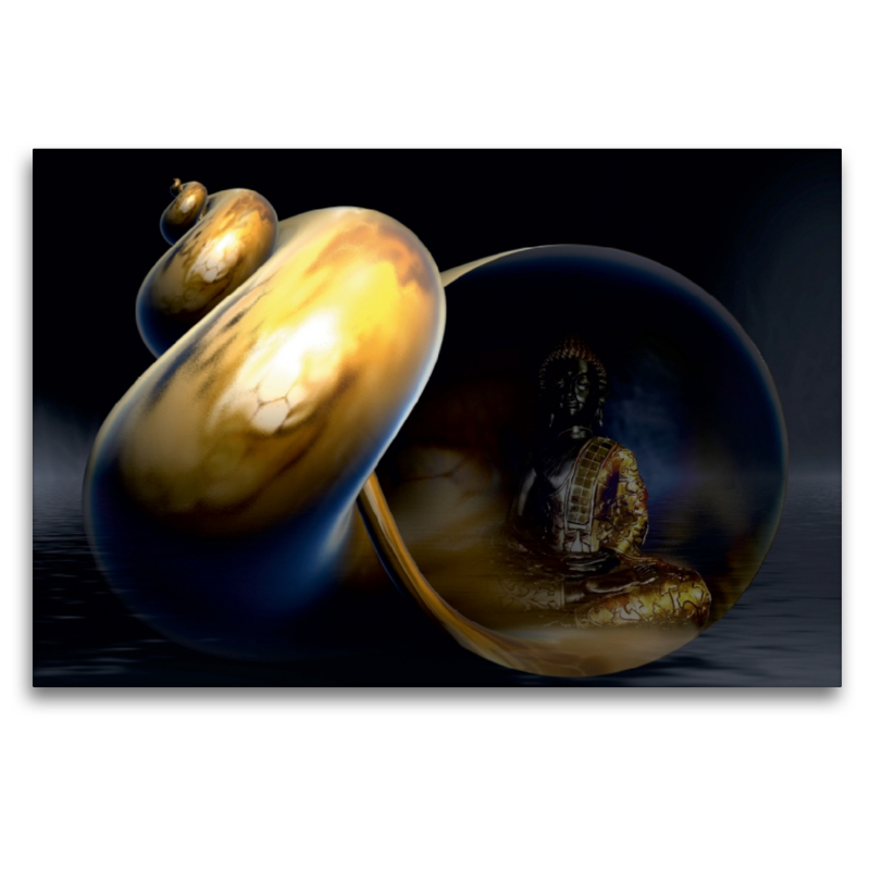 Buddha und Yin Yang