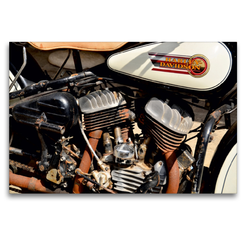 Ein Motiv aus dem Kalender Harley Davidson WLA 750