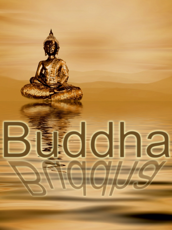 Buddha und die Spiegelung