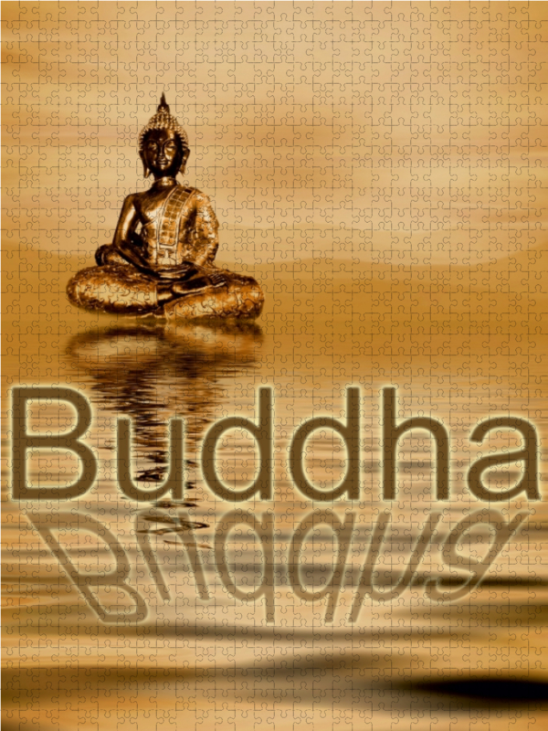 Buddha und die Spiegelung