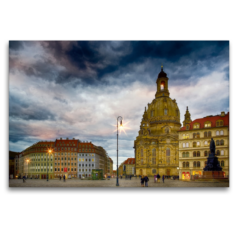 Der Neumarkt mit Blick zur Frauenkirche