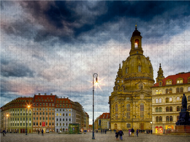 Der Neumarkt mit Blick zur Frauenkirche