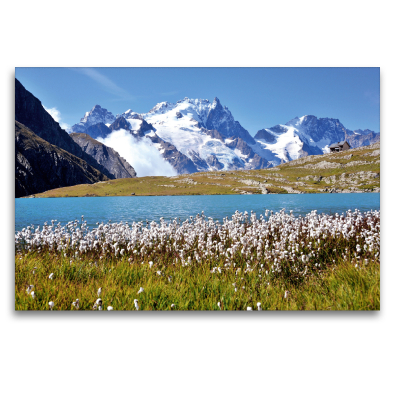 Lac du Goléon und die Gletscher der La Meije