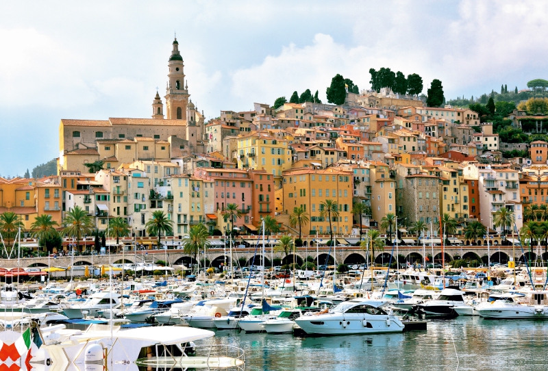 Menton an der Côte d´Azur