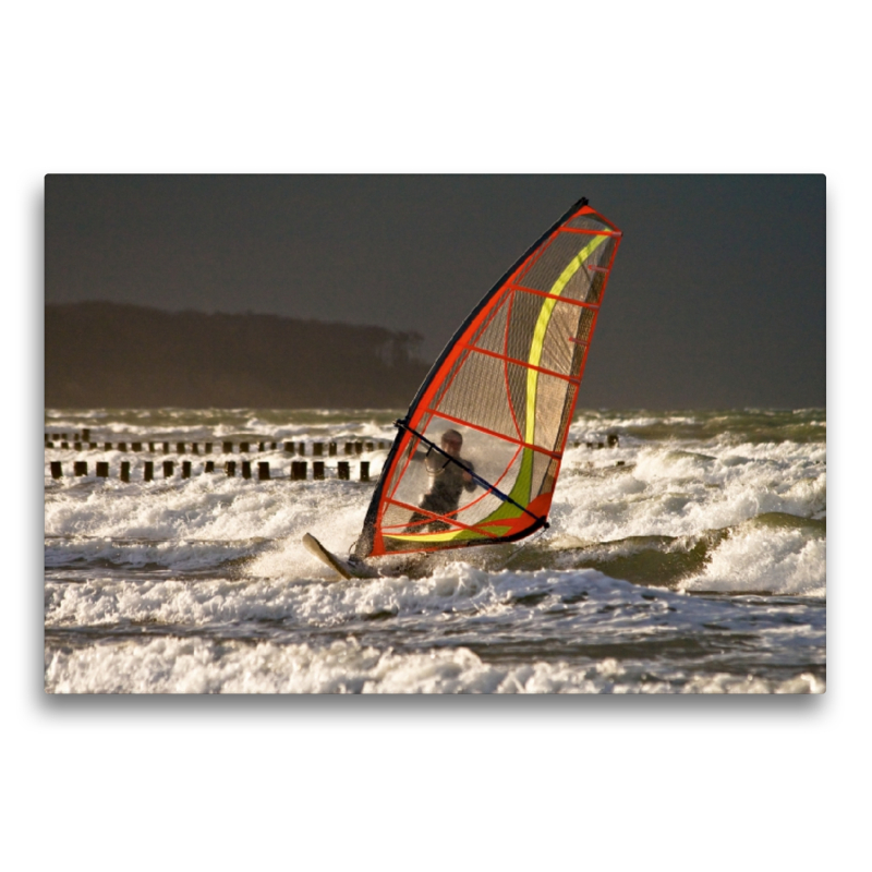 Surfer auf der Ostsee