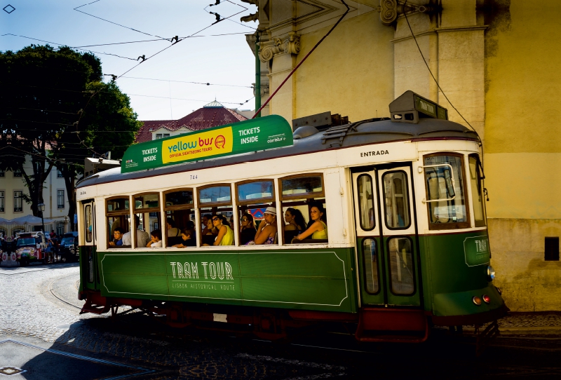 Strassenbahn in der Altstadt