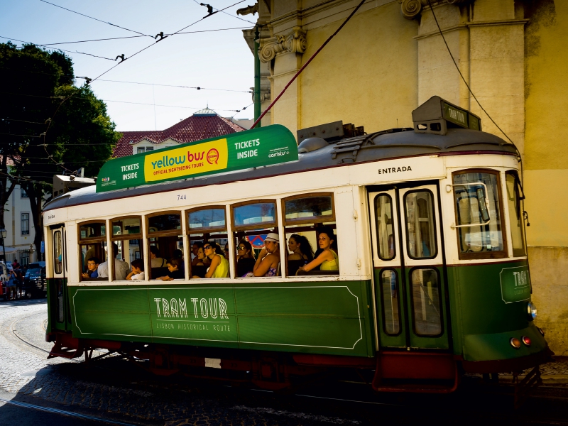 Strassenbahn in der Altstadt