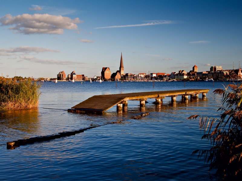 Blick auf Rostock