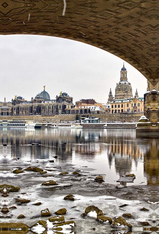 Das winterliche Dresden