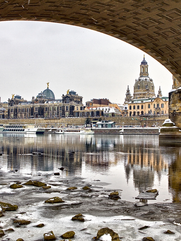 Das winterliche Dresden