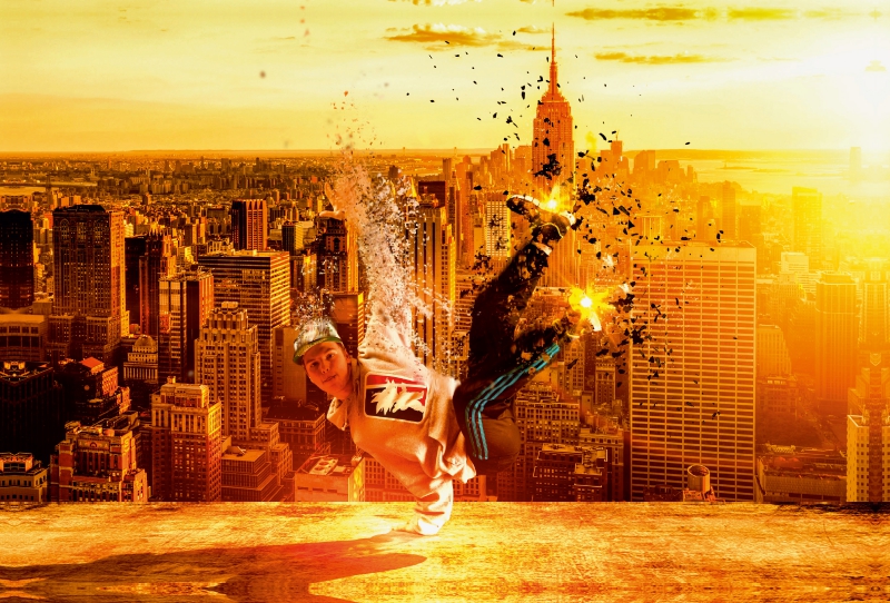 Ein Motiv aus dem Kalender Break Dance ' New York'