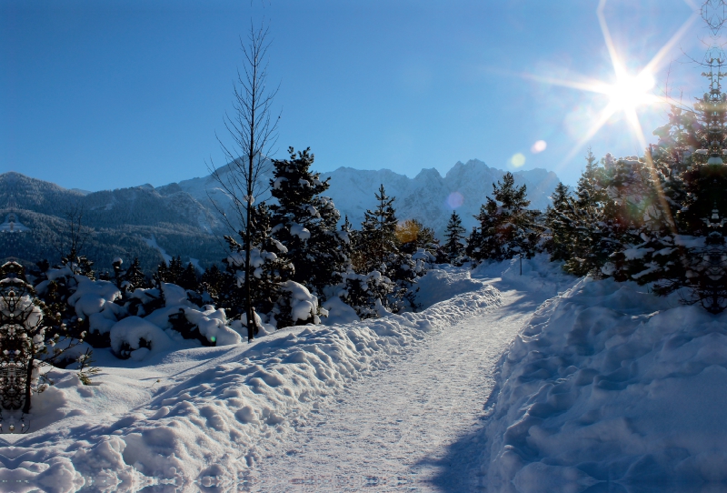 Kramerplateauweg in Garmisch-Partenkirchen