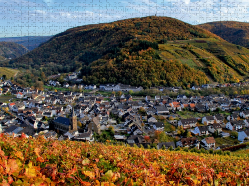 Blick auf Dernau an der Ahr