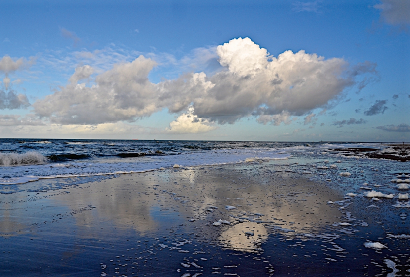 Wolken über der Nordsee