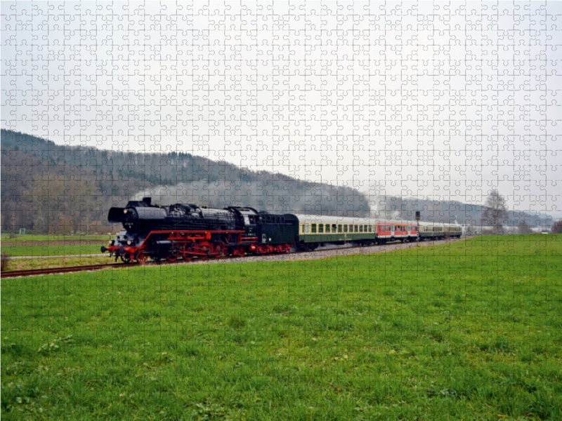 Ein Motiv aus dem Kalender Feuer Wasser Kohle - Dampflokomotiven der Deutschen Reichsbahn