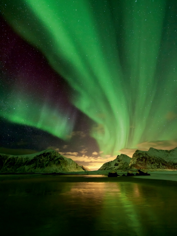 Nordlicht auf den Lofoten