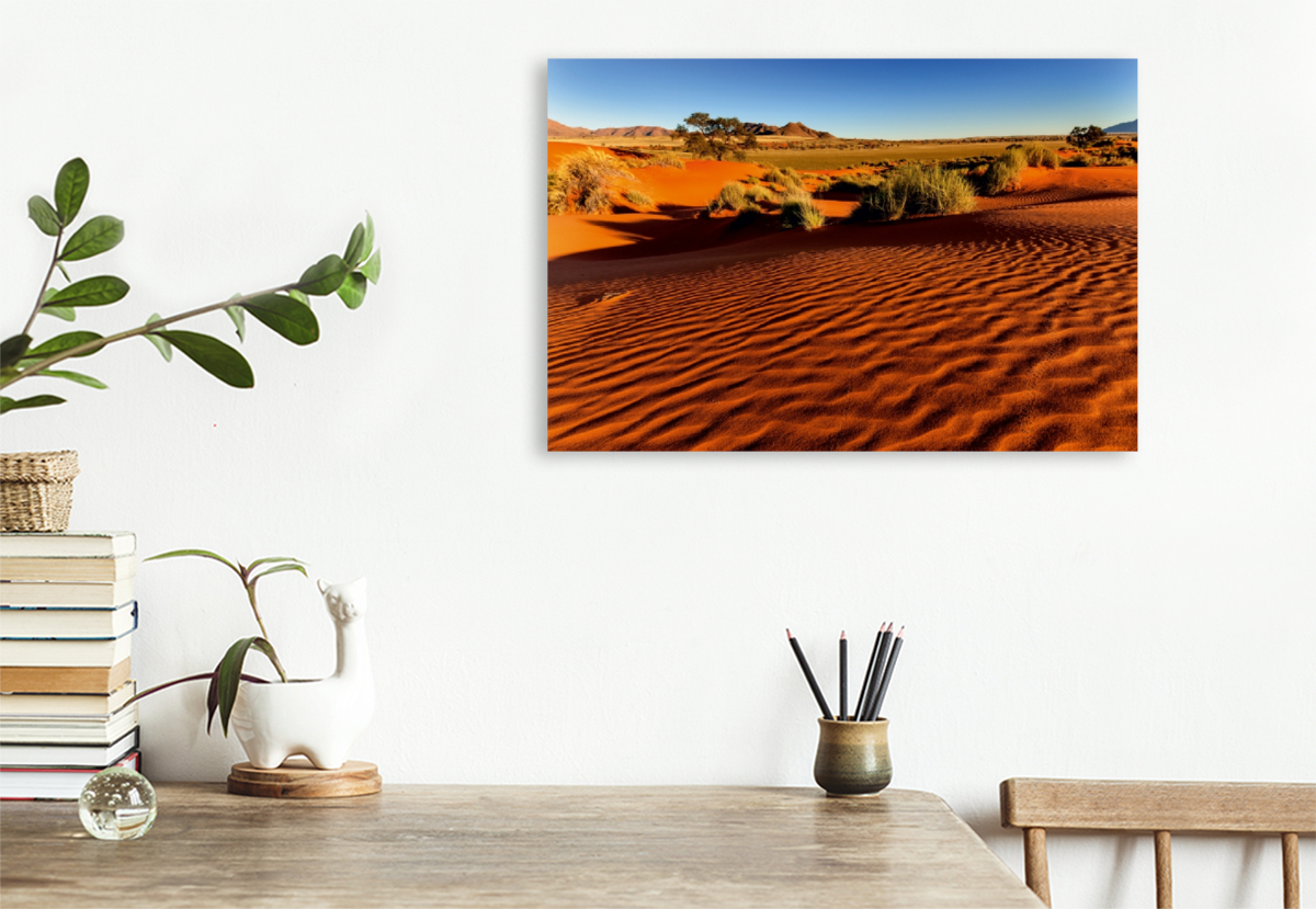 Morgenlicht in der Namib-Wüste in der Sossusvlei