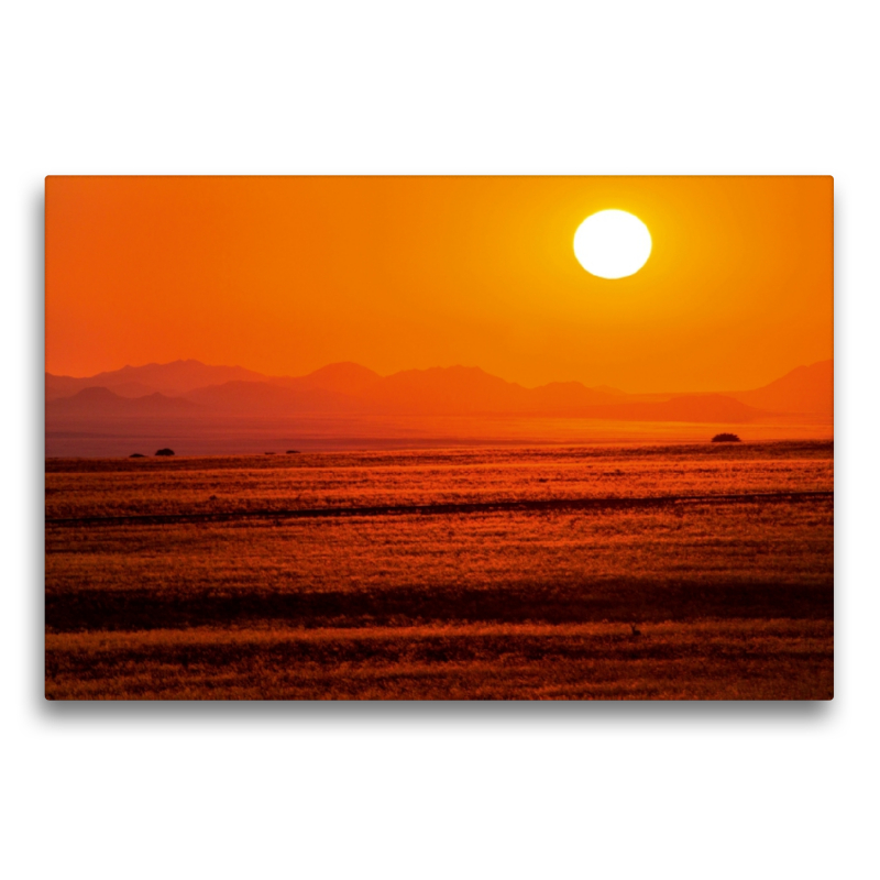 Sonnenuntergang in der Wüste Namib