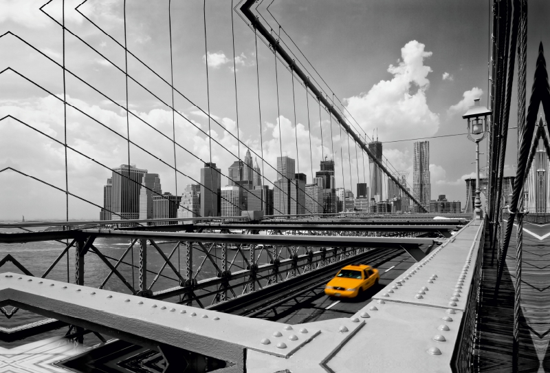 NYC Blick von der Brooklyn Bridge