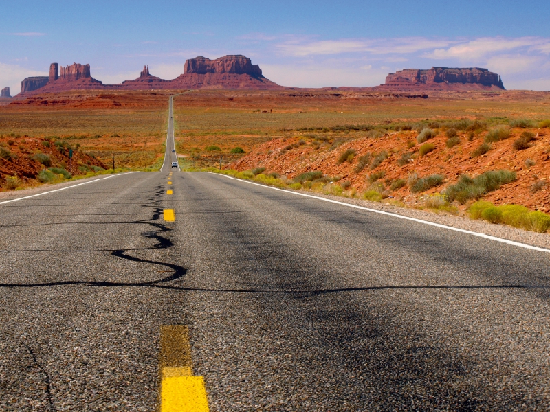 Highway 163 zum Monument Valley