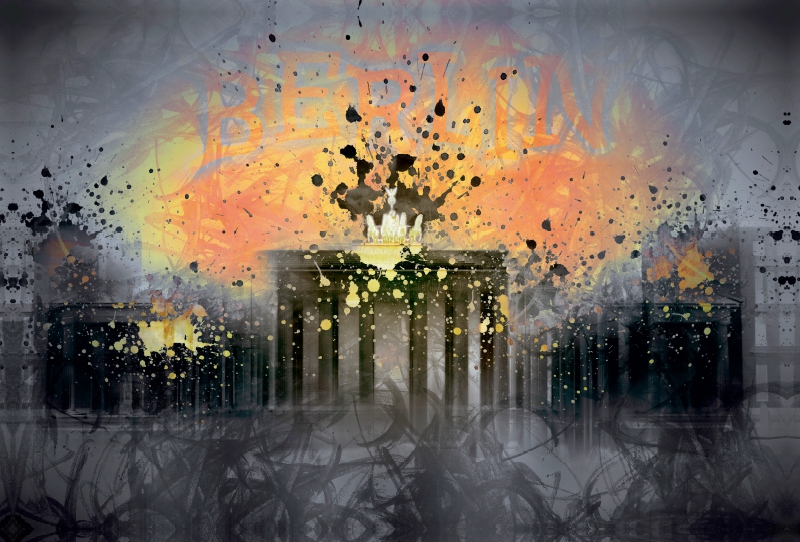 Digital-Art BERLIN Brandenburger Tor