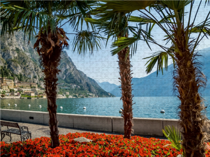 GARDASEE Prächtige Uferpromenade in Limone sul Garda