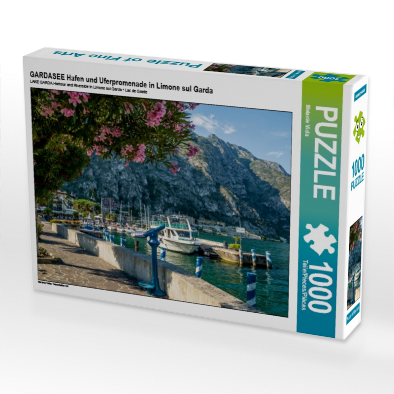 GARDASEE Hafen und Uferpromenade in Limone sul Garda