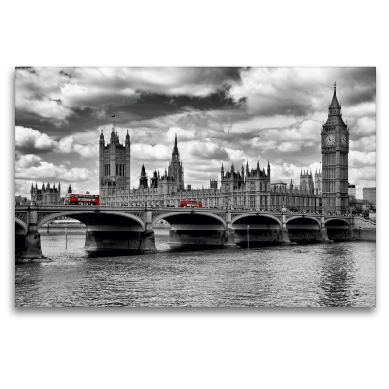 LONDON Westminster Bridge und Houses of Parliament