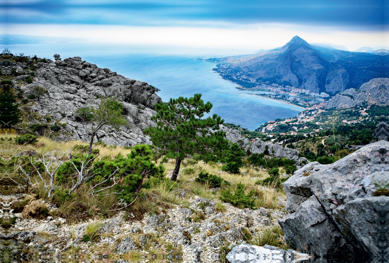 Adriatische Küste bei Omis