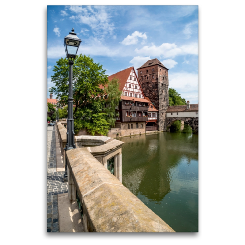 NÜRNBERG Blick von der Maxbrücke zum Henkersteg