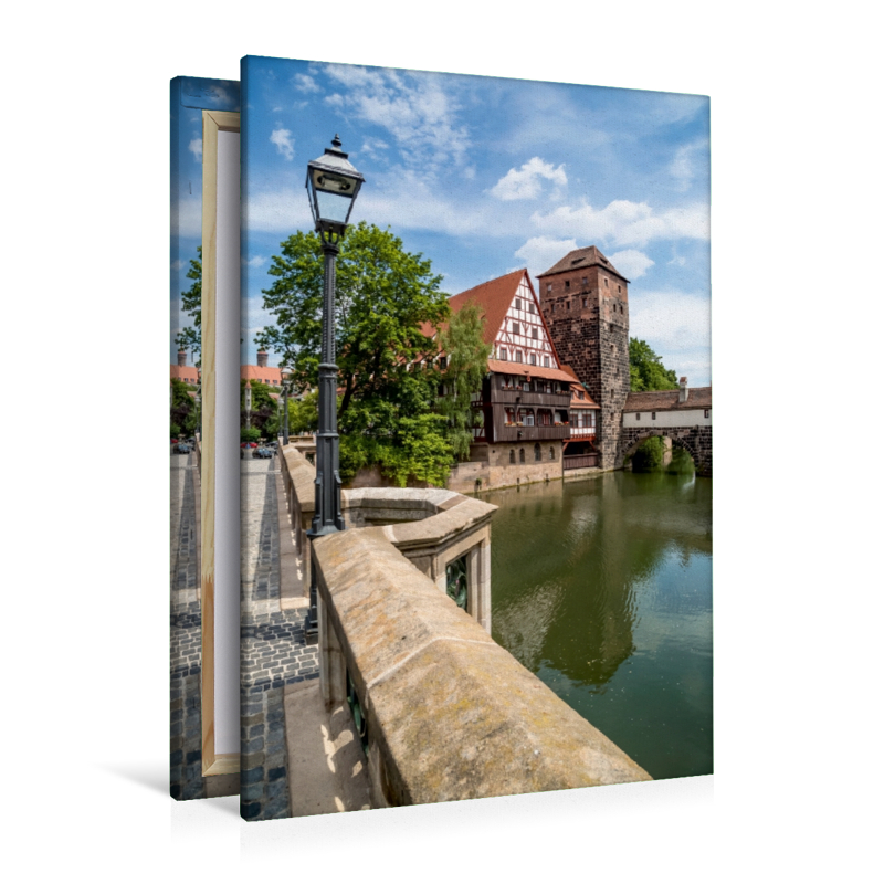 NÜRNBERG Blick von der Maxbrücke zum Henkersteg