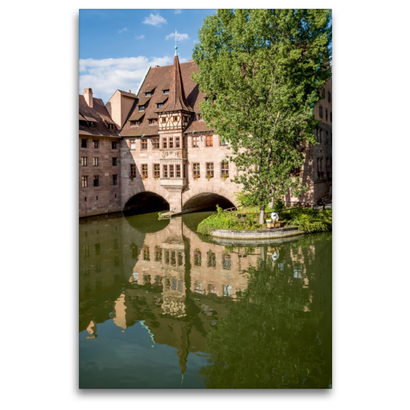 NÜRNBERG Heilig-Geist-Spital und Pegnitz