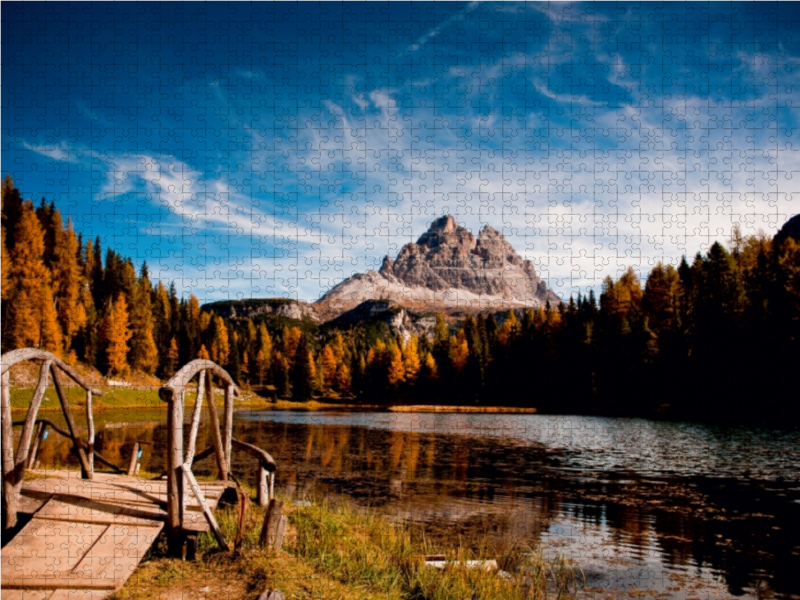 Toblacher See im Herbst