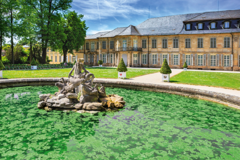 Neues Schloss Bayreuth, Hofgartenseite