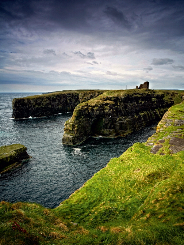 Old Wick Castle, Caithness, Schottland