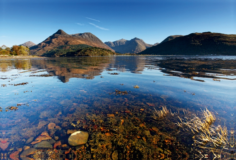 Glencoe Village, Loch Leven Schottland