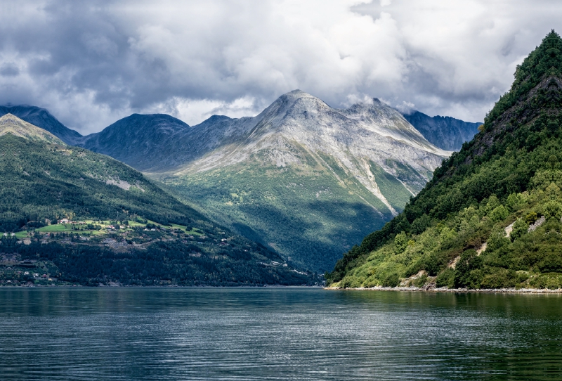 Blick auf dem Storfjord