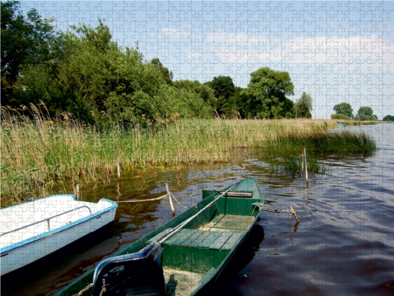 Boote am Ufer vom Hohennauener See