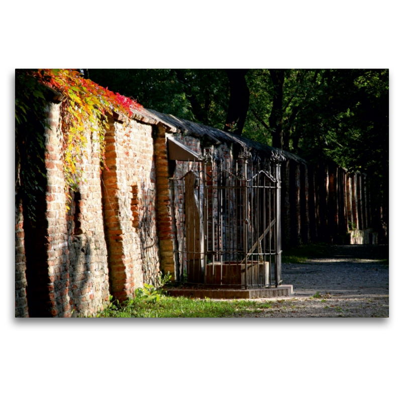 Hexenbrunnen an der Stadtmauer in Augsburg, Deutschland