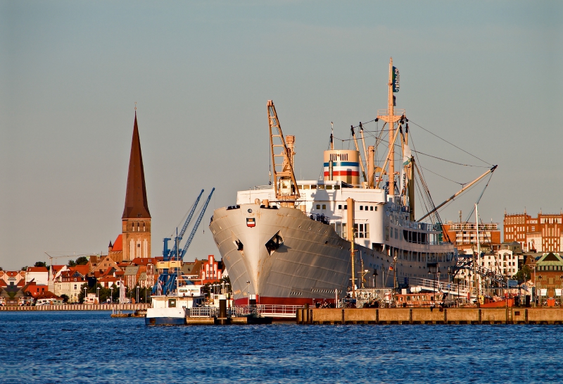 Blick auf Rostock