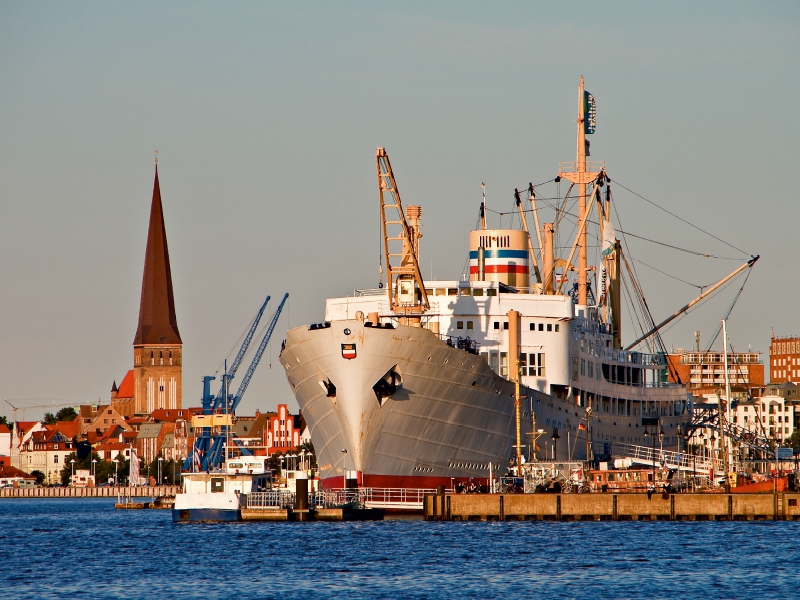 Blick auf Rostock