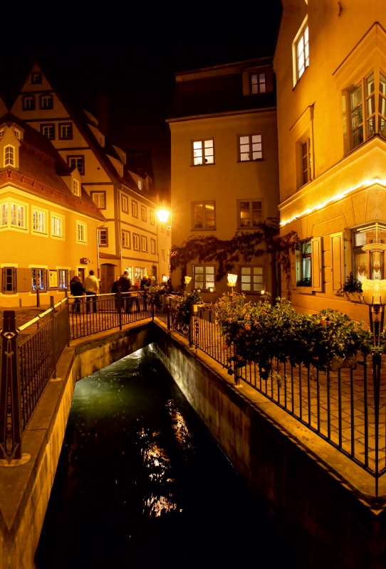 Romantische Altstadt, Augsburg, Deutschland