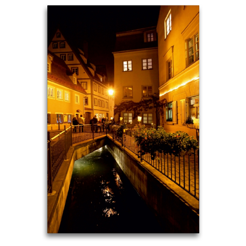 Romantische Altstadt, Augsburg, Deutschland