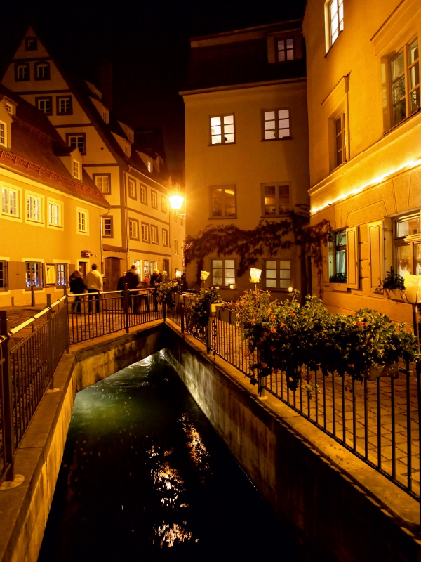 Romantische Altstadt, Augsburg, Deutschland