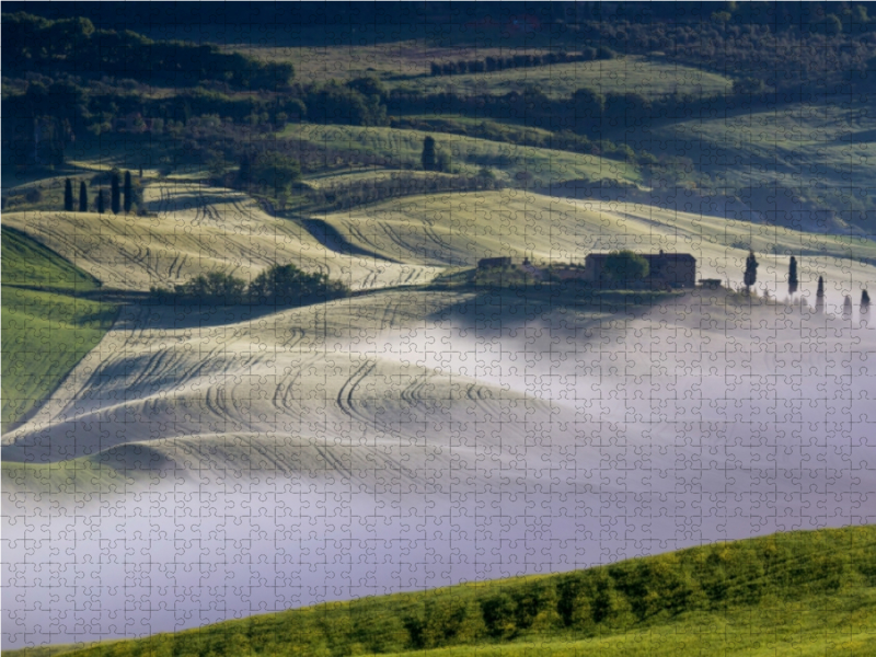 Gehöft im Val d'Orcia