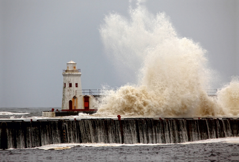 Wick Leuchtturm, Caithness, Schottland