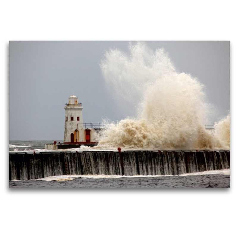 Wick Leuchtturm, Caithness, Schottland